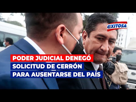 Poder Judicial denegó solicitud de Cerrón para ausentarse del país del 26 al 28 de enero