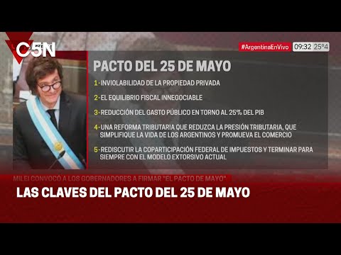 Las CLAVES del PACTO DEL 25 DE MAYO