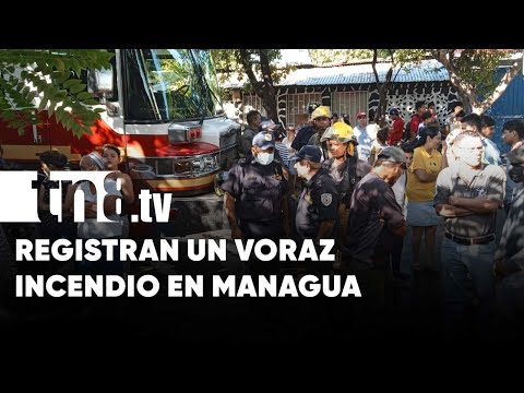 Familia queda en la intemperie al quemarse su vivienda en Managua - Nicaragua