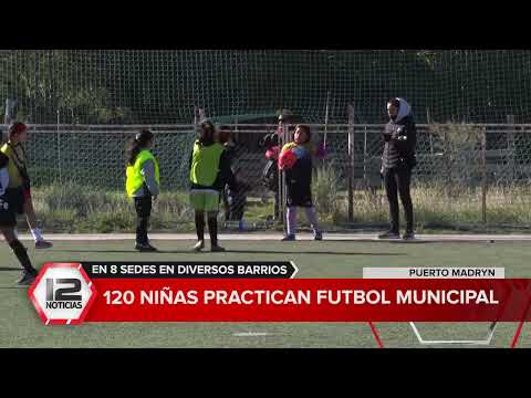 DEPORTES | 130 niñas practican futbol municipal en sedes barriales de Puerto Madryn