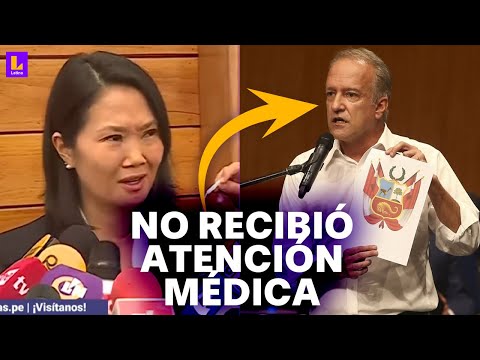Keiko Fujimori sobre servicios de salud en Perú tras fallecimiento de 'Nano' Guerra García