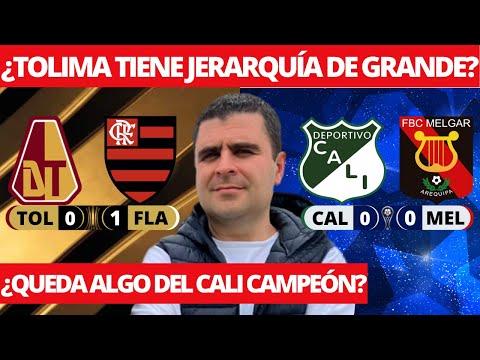 Tolima 0-1 Flamengo y Cali 0-0 Melgar | Libertadores y Sudamericana 2022 | Resumen, Goles x Cadavid