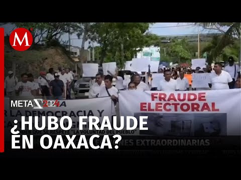 Manifestación en San Pedro Pochutla, Oaxaca, exige elecciones extraordinarias