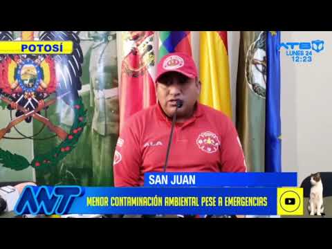 Potosí: bomberos destacan la baja contaminación ambiental durante San Juan