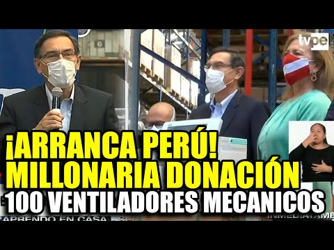 MARTIN VIZCARRA ANUNCIA MILLONARIA DONACIÓN DE  LA CONFIEP Y UNIÓN PARA IMPULSAR 'ARRANCA PERÚ'