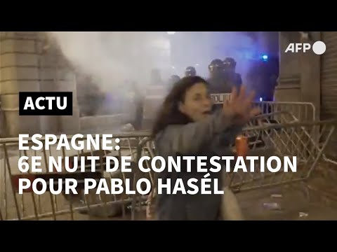 Barcelone: 6e nuit de colère après l'arrestation du rappeur Pablo Hasél | AFP