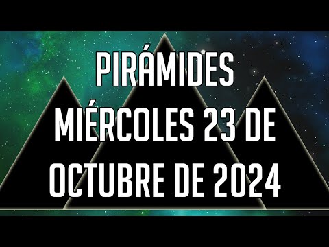 ? Pirámides para mañana Miércoles 23 de Octubre de 2024 - Lotería de Panamá