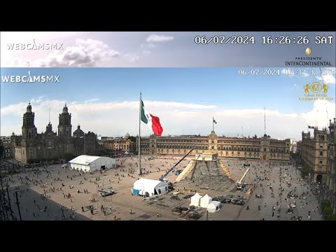 #CDMX I La pirámide de KUKULKAN  llega al #Zócalo Capitalino I #EnVivo