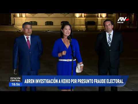 Fiscalía abre investigación a Keiko Fujimori por denuncia de presunto fraude electoral