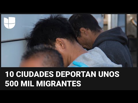 Las 10 zonas de EEUU donde viven más migrantes que recibieron órdenes de deportación recientemente