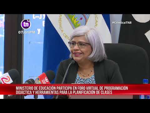 Nicaragua participa en foro sobre programación didáctica y planificación