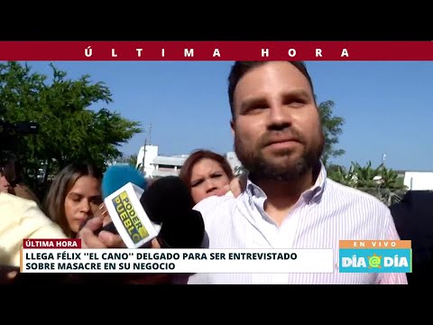 Félix El Cano Delgado llega a su cita con la Policía
