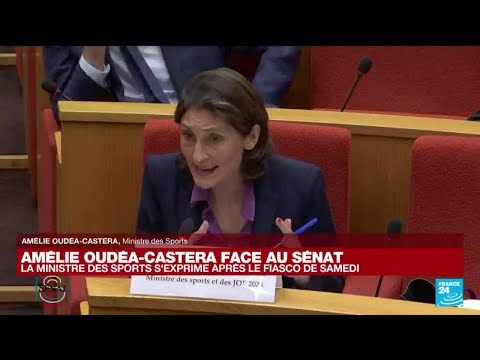 Stade de France : la ministre des sports Amélie Oudéa-Castera s'exprime après le fiasco • FRANCE 24