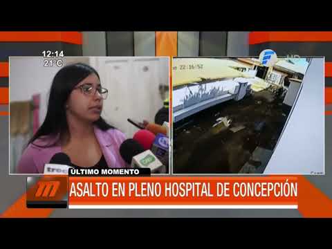 Asalto en pleno hospital de Concepción