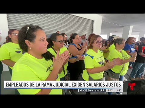 Empleados de Rama Judicial exigen justicia salarial