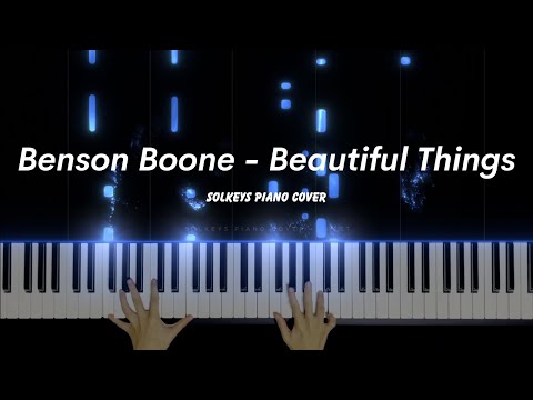 Beautiful Things - Benson Boone Piano Cover + Sheets