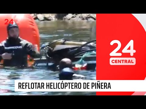 Accidente de Piñera: el complejo proceso de reflotar el helicóptero