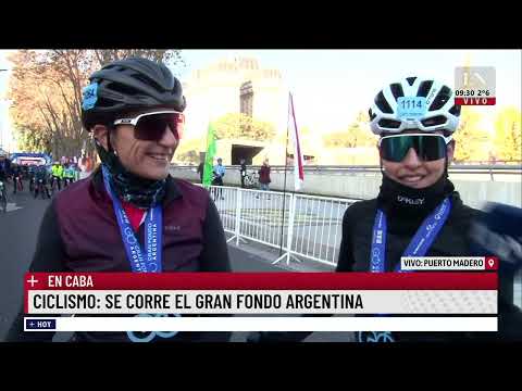 Ciclismo: se corre el Gran Fondo Argentina en CABA