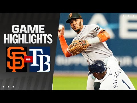 Giants vs. Rays Game Highlights (4/13/24) | MLB Highlights