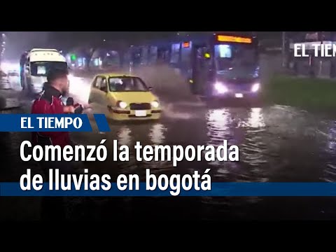 Con granizada comenzó la temporada de lluvias en Bogotá | El Tiempo