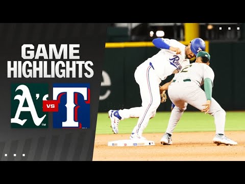 As vs. Rangers Game Highlights (4/11/24) | MLB Highlights