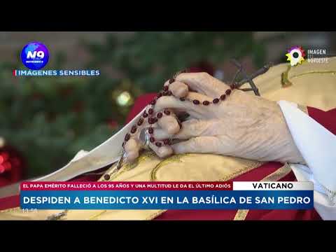 Despiden a Benedicto XVI en la basílica de San Pedro - NOTICIERO 9