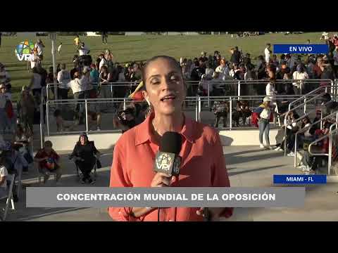 Concentración de la oposición en Miami - En Vivo | 28Sep