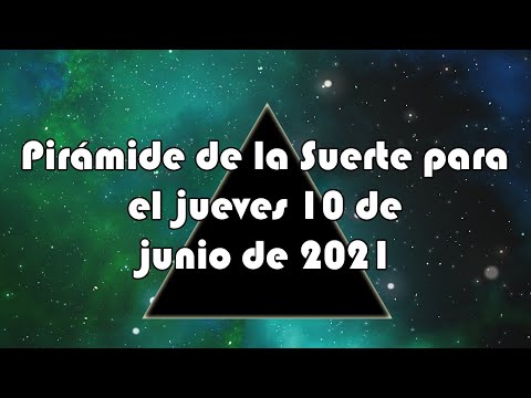 Lotería de Panamá - Pirámide para el jueves 10 de junio de 2021