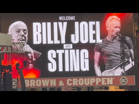 BILLY JOEL AND STING LIVE CONCERT FROM ST-LOUIS MISSOURI REPORTAGE SET 22 2024