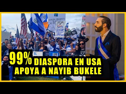 El 99% de la diáspora salvadoreña en USA apoya reelección de Bukele