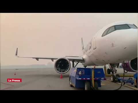 Aeropuerto Villeda Morales inoperativo por capa de humo hasta nuevo aviso