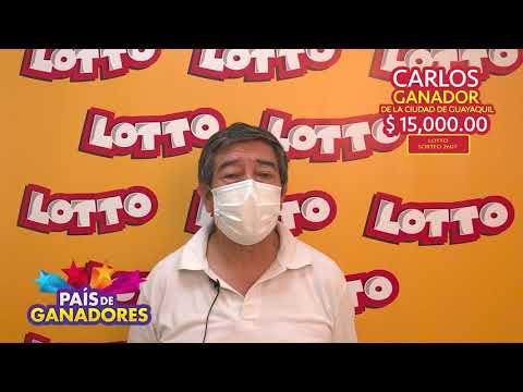 Carlos Tapia ganador Lotto sorteo 2608