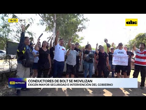 Conductores de Bolt se movilizan: exigen filtros de seguridad e intervención del Gobierno