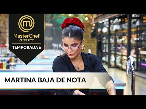 Martina recibe regaño tras no defender su plato | MasterChef Celebrity