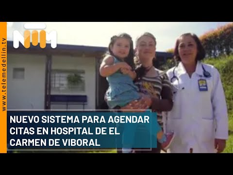 Nuevo sistema para agendar citas en hospital de el Carmen de Viboral - Telemedellín