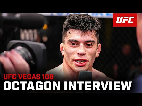 Kevin Vallejos Octagon Interview | UFC Vegas 108