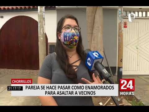 Chorrillos: pareja de delincuentes aterra a vecinos de Los Cedros