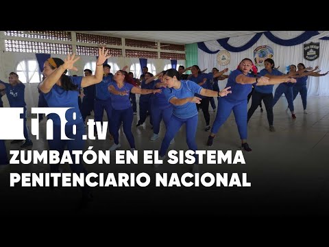 Zumbatón contra las drogas en Sistema Penitenciario de Nicaragua