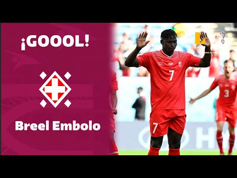 Breel Embolo abrió el marcador tras un gran pase de Xherdan Shaqiri para el Suiza 1-0 Camerún