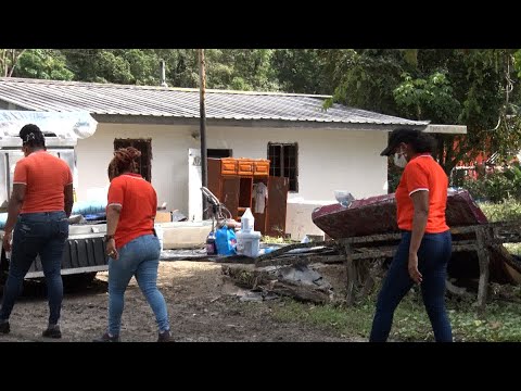 Grande Riviere Residents Clean Up After Floods
