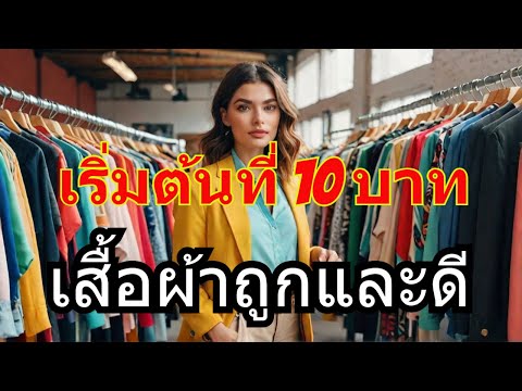 🔥รีวิวเสื้อผ้ามือสองราคาถูกแ