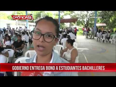 Estudiantes nandaimeños ya recibieron su bono como estímulo al esfuerzo – Nicaragua