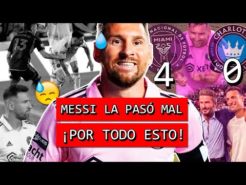 Lo que no se vio del PEOR PARTIDO de MESSI en INTER MIAMI vs CHARLOTTE | Scaloni, enojos y festejo