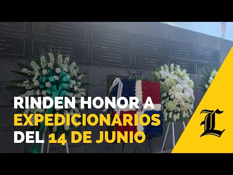 Rinden honor a los expedicionarios del 14 de junio