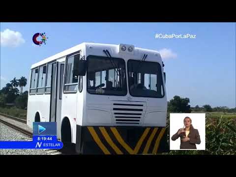 Fabrican ferrobuses para transportación en zonas rurales apartadas de Cuba