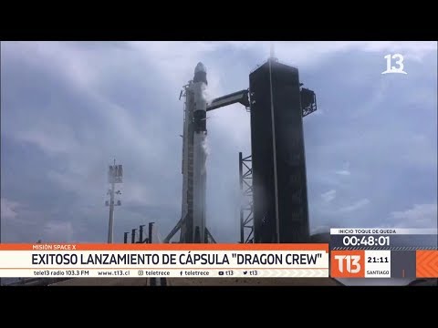 Misión SpaceX: Exitoso lanzamiento de cápsula Dragon crew al espacio
