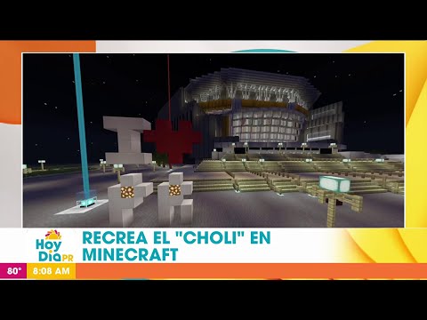 Ponceño recrea lugares icónicos de Puerto Rico en el vídeojuego Minecraft