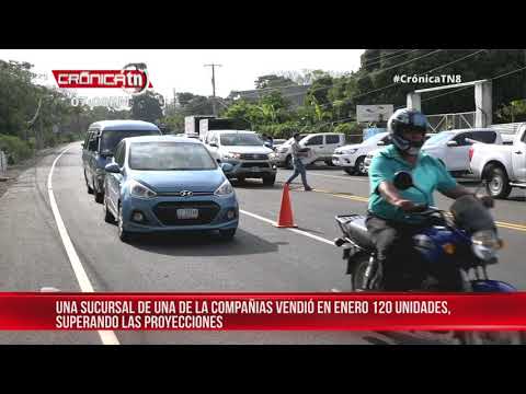 Aumenta ventas de autos nuevos y usados en Nicaragua