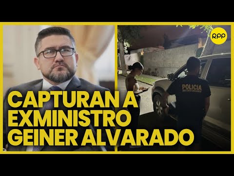 Alerta: Policía Nacional detiene a Geiner Alvarado por orden de prisión preventiva