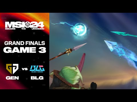 쏴아아아라 | GEN vs. BLG 게임3 하이라이트 | 결승전 | 2024 MSI